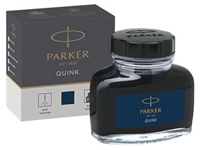 Een Parker Quink inktpot blauw-zwart koop je bij Muys Kantoor & Kado