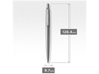 Een Parker Jotter balpen Stainless Steel CT, op blister koop je bij best4office