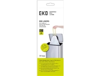 Een Eko vuilniszakken met trekbandsluiting, 3-6 liter, wit, 1 rol, 30 zakken koop je bij Muys Kantoor & Kado