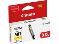 Een Canon inktcartridge CLI-581Y XXL, 322 foto's, OEM 1997C001, geel koop je bij Muys Kantoor & Kado