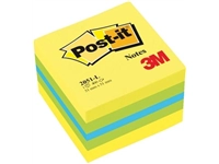 Een Post-it Notes mini kubus, 400 vel, ft 51 x 51 mm, groen koop je bij best4office