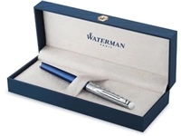 Een Waterman roller Hémisphère Deluxe Marine Blue met palladium detail koop je bij Muys Kantoor & Kado