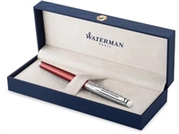 Een Waterman vulpen Hémisphère Deluxe Red met palladium detail koop je bij Muys Kantoor & Kado