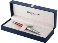 Een Waterman balpen Hémisphère Deluxe Red met palladium detail koop je bij Muys Kantoor & Kado