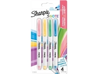 Een Sharpie S-Note markeerstift, 4 stuks, assorti koop je bij Muys Kantoor & Kado