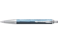 Een Parker IM Premium balpen, medium, in giftbox, Blue (blauw/zilver) koop je bij best4office