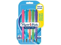 Een Paper Mate balpen Flexgrip Ultra RT Brights, medium, blauwe inkt, blister van 5 stuks, assorti koop je bij Muys Kantoor & Kado