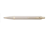 Een Parker IM Monochrome balpen Champagne, medium, giftbox koop je bij best4office