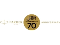 Een Parker Jotter balpen special edition 70th Anniversary, stainless steel CT, medium, in giftbox koop je bij Muys Kantoor & Kado