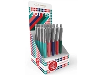 Een Parker Jotter Originals balpen, 70th Anniversary, display van 20 stuks, assorti koop je bij Muys Kantoor & Kado