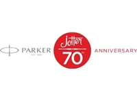 Een Parker Jotter Originals balpen, 70th Anniversary, display van 20 stuks, assorti koop je bij Muys Kantoor & Kado