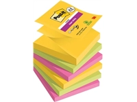 Een Post-it Super Sticky Z-notes Carnival, 90 vel, ft 76 x 76 mm, 4 + 2 GRATIS koop je bij best4office