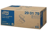 Een Tork papieren handdoeken Advanced, 2-laags, 250 vellen, systeem H3, groen, pak van 15 stuks koop je bij Muys Kantoor & Kado