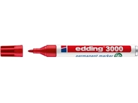 Een Edding permanent marker 3000 rood koop je bij Muys Kantoor & Kado