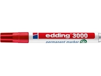 Een Edding permanent marker 3000 rood koop je bij Muys Kantoor & Kado