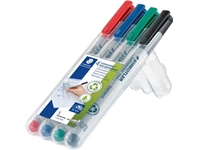 Een Staedtler Lumocolor 311, OHP-marker, non permanent, 0,4 mm, box van 4 stuks in geassorteerde kleuren koop je bij best4office