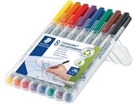 Een Staedtler Lumocolor 311, OHP-marker, non permanent, 0,8 mm, box van 8 stuks in geassorteerde kleuren koop je bij best4office