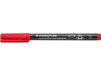 Een Staedtler Lumocolor 313, OHP-marker, permanent, 0,4 mm, rood koop je bij best4office