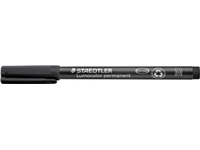 Een Staedtler Lumocolor 317, OHP-marker, permanent, 1,0 mm, zwart koop je bij best4office