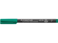 Een Staedtler Lumocolor 318, OHP-marker, permanent, 0,6 mm, groen koop je bij best4office