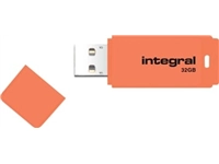 Een Integral Neon USB 2.0 stick, 32 GB, oranje koop je bij best4office