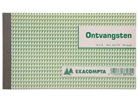 Een Exacompta ontvangsten, ft 10,5 x 18 cm, Nederlandstalig, dupli (50 x 2 vel) koop je bij best4office