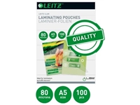 Een Leitz Eva lamineerhoes ft A5, 160 micron (2 x 80 micron), pak van 100 stuks koop je bij best4office