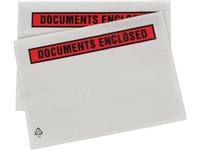 Een Paklijstenvelop Dokulops A5, ft 225 x 160 mm, doos van 1000 stuks, tekst: documents enclosed koop je bij best4office