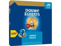 Een Douwe Egberts Lungo Decaf koffiecapsules, pak van 20 stuks koop je bij Muys Kantoor & Kado