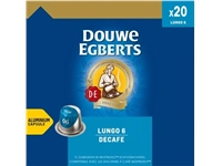 Een Douwe Egberts Lungo Decaf koffiecapsules, pak van 20 stuks koop je bij Muys Kantoor & Kado