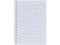 Een Oxford Floral softcover spiraalschrift, ft A6, 50 vel, geruit 5 mm, 4 geassorteerde designs koop je bij best4office