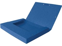 Een Elba elastobox Oxford Top File+ rug van 2,5 cm, blauw koop je bij best4office