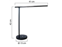 Een Unilux bureaulamp Diva, zwart koop je bij best4office