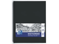 Een Oxford "Sketchbook" dummyboek, 96 vel, 100 g/m², ft A4, zwart koop je bij best4office