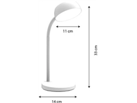 Een Unilux bureaulamp Tamy, LED, wit koop je bij Muys Kantoor & Kado