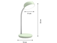 Een Unilux bureaulamp Tamy, LED, groen koop je bij Muys Kantoor & Kado