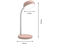 Een Unilux bureaulamp Tamy, LED, roze koop je bij Muys Kantoor & Kado