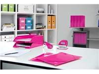 Een Leitz WOW ringmap 2 ringen, roze koop je bij best4office