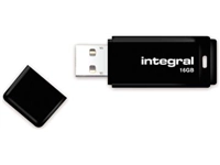 Een Integral USB 2.0 stick, 16 GB, zwart koop je bij best4office