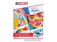 Een Edding e-30010 acryl- en olieverfblok, 10 vellen, wit, A4 koop je bij best4office