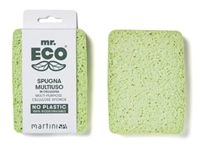 Een Mr. Eco spons ft 12.5 x 10 x 2 cm, van plantaardige cellulose koop je bij Muys Kantoor & Kado