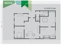 Een Leitz geperforeerde showtas Premium, ft A3, PP, copy safe, landscape, transparant, pak van 50 stuks koop je bij best4office