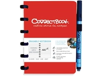 Een Correctbook A6 Original: uitwisbaar / herbruikbaar notitieboek, gelijnd, Horizon Red (rood) koop je bij Muys Kantoor & Kado