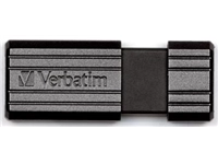 Een Verbatim PinStripe USB 2.0 stick, 8 GB, zwart koop je bij best4office