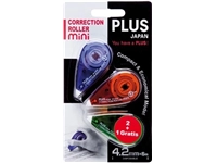 Een Plus mini correctieroller, 2 + 1 gratis, op blister koop je bij Muys Kantoor & Kado