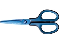 Een Plus FitCut Curve PREMIUM schaar, 17,5 cm, titanium bladen, blauw, op blister koop je bij best4office