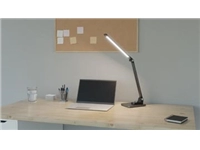 Een Hansa bureaulamp Breeze, LED, grijs koop je bij best4office