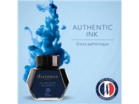 Een Waterman vulpeninkt 50 ml blauw (Serenity) koop je bij Muys Kantoor & Kado