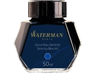 Een Waterman vulpeninkt 50 ml blauw (Serenity) koop je bij Muys Kantoor & Kado