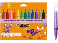 Een Bic Kids Comfort Jumbo viltstiften, etui van 12 stuks koop je bij best4office